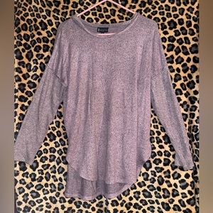 Bobeau purplish sweater. Comfy and cute. Large